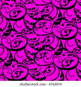 seamless antique wallpaper - vector -