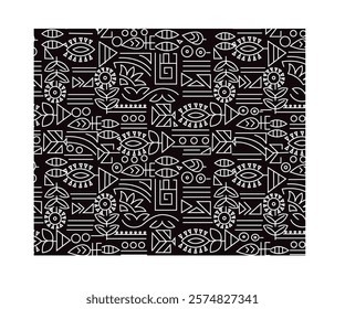 "Seamless AOP (All-Over Print) vector design featuring [insert theme, e.g., vibrant floral patterns, geometric shapes, abstract textures]. Perfect for fabric printing, apparel, packaging, wallpapers, 