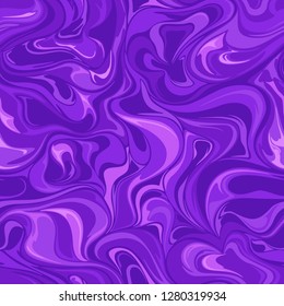 Seamless apttern with marble texture in trendy color. Abstract modern endless purple texture background. Vector illustration.
