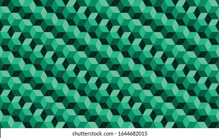 Seamless, Aqua Menthe, Geometric, Abstract Background