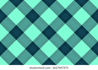 Seamless aqua and teal plaid pattern.  Perfect for textile design, website backgrounds, or crafting projects.  This vibrant, geometric design offers a fresh, modern feel with a touch of classic charm.