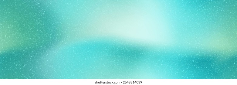 Água-marinha sem emenda bg com gradações suaves e textura de ruído. Fundo de malha de gradiente suave estético. Elegante tecido pastel turquesa. Fundo de casamento. Ilustração vetorial