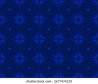 Patrón floral árabe sin inconvenientes. Fondo Art Déco. Textura de las flores abstractas del vector.