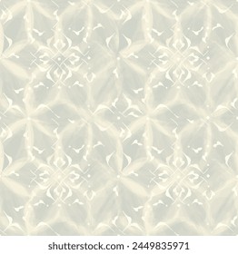 Patrón de Formas orgánicas abstractas mínimas arabescas sin costuras. Textura brocada geométrica floral. Fondo de tela. 
