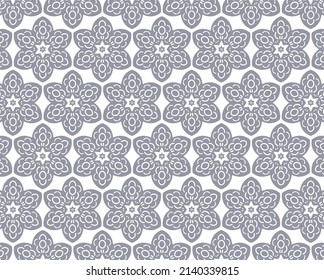 Seamless arabesque pattern, Arabic style.ornament pattern,abstract floral ornament.Traditional islamic motif,Mosque decoration element. 