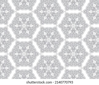 Seamless arabesque pattern, Arabic style.ornament pattern, abstract floral ornament.Traditional Islamic motif, Mosque decoration element.vector illustration, Turkish, Pakistan, Islam, Arabic, Indian.