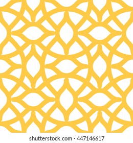 Seamless arabesque trellis pattern background tile