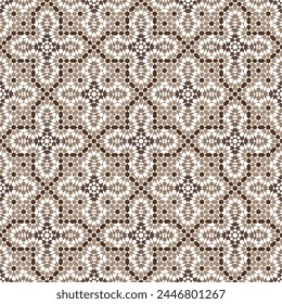Seamless arabic geometric ornament based on traditional arabic art. Muslim mosaic. Turkish, Arabian tile. Girih style.