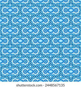 Seamless arabic geometric ornament based on traditional arabic art. Muslim mosaic. Turkish, Arabian tile. Girih style.