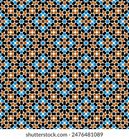 Nahtloses arabisches geometrisches Ornament basierend auf traditioneller arabischer Kunst. Arabische Fliesen. 