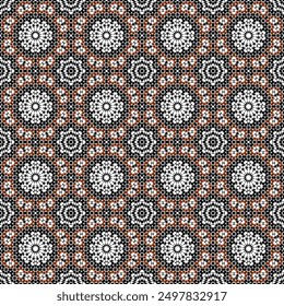 Nahtloses arabisches geometrisches Ornament basierend auf traditioneller arabischer Kunst. Arabische Fliese. 