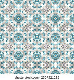 Seamless arabic geometric ornament based on traditional arabic art. Arabian tile. 
