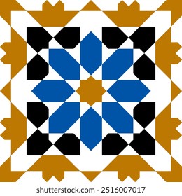 Nahtloses arabisches geometrisches Ornament basierend auf traditioneller arabischer Kunst. 