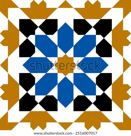 Seamless arabic geometric ornament based on traditional arabic art. 