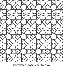 Seamless Arabic geometric pattern design . vector illustration