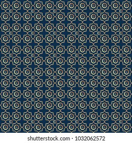 Seamless arabic geometric pattern, east ornament, indian ornament, persian motif, 3D pattern. Endless texture can be used for wallpaper, pattern fills, web page background. islamic pattern