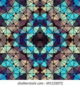 Seamless arabic geometric pattern. Vector traditional muslim background. east culture, arabesque, persian motif.