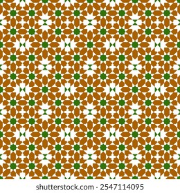 Seamless arabic ornament based on traditional arabic art. Geometric mosaic.	
