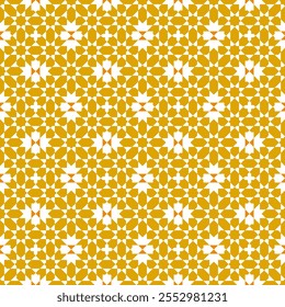 Seamless arabic ornament based on traditional arabic art. Geometric mosaic.	

