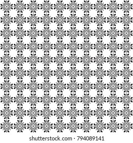 Seamless Arabic pattern, abstract decorative shapes,floral patterns