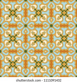 Seamless arabic pattern - based on ottoman traditional ornament