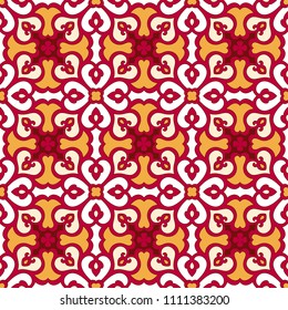 Seamless arabic pattern - based on ottoman traditional ornament