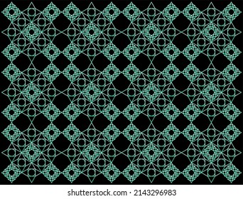 seamless arabic pattern, vector background