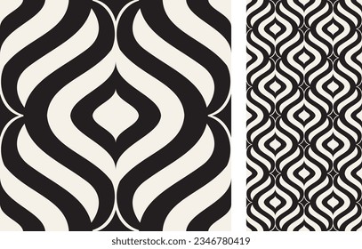 Baldosa árabe sin encanto. Ilustración dibujada a mano vectorial, azulejos portugueses y españoles. Patrón de vintage en estilo oriental para baldosas de cerámica, papel pintado, linóleo, texturas superficiales, fondo de página web