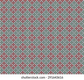 Seamless argyle background pattern in pastel green and rose colors. Vector illustration