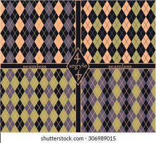 Seamless argyle pattern
