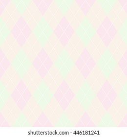 Seamless argyle pattern. 