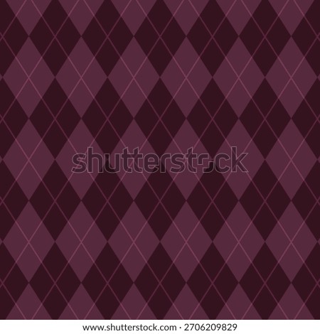 Seamless argyle pattern. Diamond shapes background. Vector
