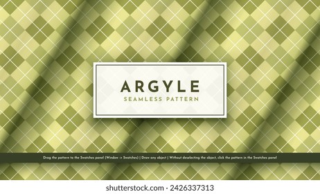 Patrón Argyle sin costuras. Textura escocesa tradicional. Tela de moda. Fondo textil. Vector eps 10