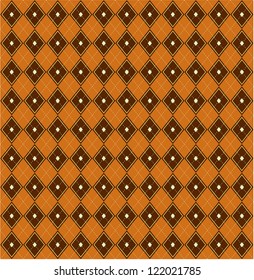 Seamless Argyle-Plaid Vector Art Pattern