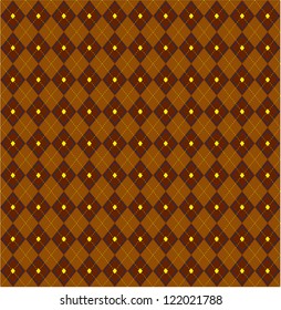 Seamless Argyle-Plaid Vector Art Pattern