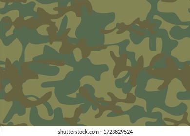 Seamless Army Paint. Dirty Camo Print. Camo Green Grunge. Repeat Green Pattern. Urban Fabric Pattern. Woodland Vector Camoflage. Digital Khaki Camouflage Seamless Brush. Hunter Abstract Background.