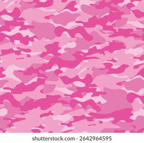 Patrón de camuflaje rosa ejército sin costuras ideal para proyectos de diseño moderno