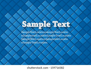 Seamless arrange of 3D squares on a checkered background