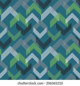 Seamless Arrow Abstract Pattern