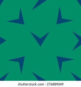 Seamless arrow pattern. Endless geometrical background. Check sign. Contemporary design. 