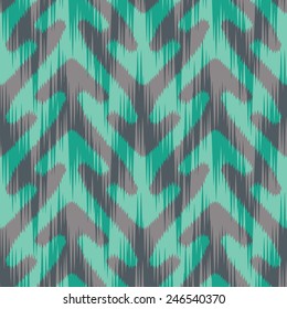 Seamless Arrow Saddle Ikat Background Pattern