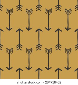 Seamless Arrow Vector Background Pattern textile fabric fashion