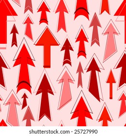 Seamless arrows. Vector illustration