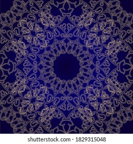 Seamless art abstract ornate pattern