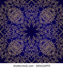 Seamless art abstract ornate pattern