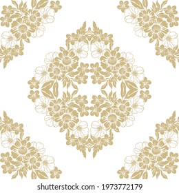 Seamless art abstract ornate pattern