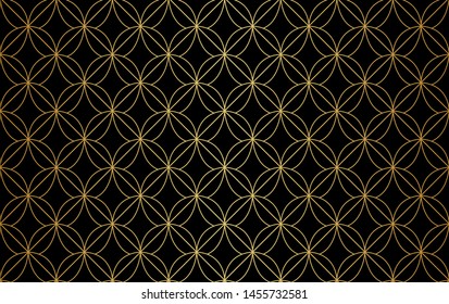 Seamless art deco abstract pattern. Geometric modern background. Vector illustration.