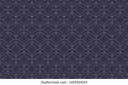 Seamless art deco abstract pattern. Geometric modern background. Vector illustration.