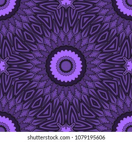 Seamless art deco floral pattern with modern style ornament on color background. For wallpaper, cover book, fabric, scrapbooks