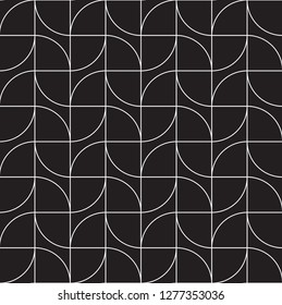Seamless Art Deco geometric line pattern background